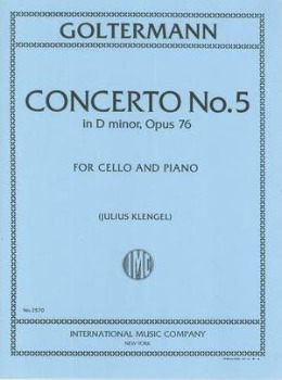 GOLTERMANN, Georg (1824-1898) Cello Concerto No. 5 in D minor, Op.76 (KLENGEL)