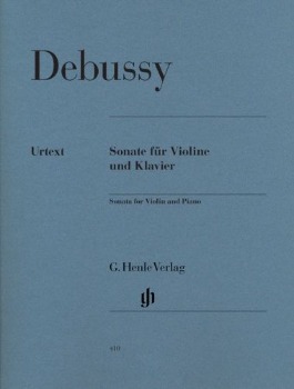 DEBUSSY, Claude (1862-1918) Sonata for Violin and Piano (HEINEMANN)