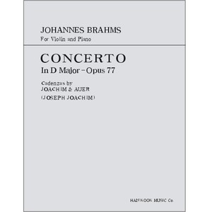 BRAHMS, Johannes (1833-1897) Concerto  In D Major Op.77 For Violin and Piano 브람스 바이올린 협주곡