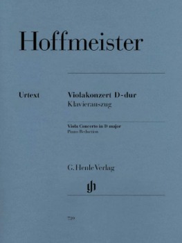 HOFFMEISTER, Franz Anton (1754-1812) Concerto in D Major for Viola and Piano