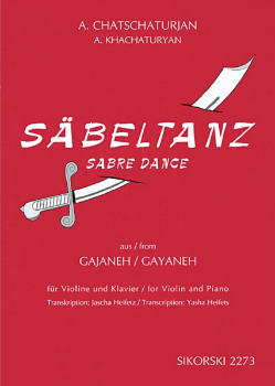 KHACHATURIAN, Aram (1903-1978) Sabre Dance from &quot;Gayaneh&quot; for Violin and Piano