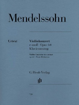MENDELSSOHN, Felix (1809-1847) Concerto In E minor, Op.64 for Violin and Piano