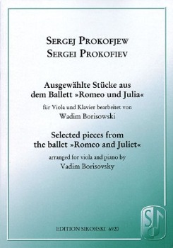 PROKOFIEV, Sergei (1891-1953) Four Pieces from Romeo and Juliet For Viola and Piano