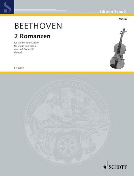 BEETHOVEN, Ludwig van (1770-1827) Two Romances, Op. 40 &amp; 50 for Violin and Piano