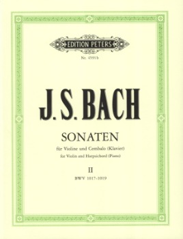 BACH, Johann Sebastian (1685-1750) Six Sonatas: Volume 2 (S.1017-1019) for Violin and Piano