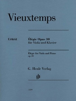 VIEUXTEMPS, Henri (1820-1881) Elegie Op.30 for Viola and Piano