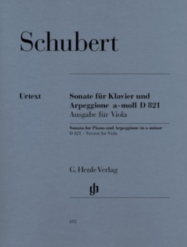 SCHUBERT, Franz (1797-1828) Sonata &quot;Arpeggione&quot; in a minor D 821 for Viola and Piano
