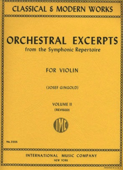 ORCHESTRAL EXCERPTS for Violin Vol.2 (revised) (GINGOLD)