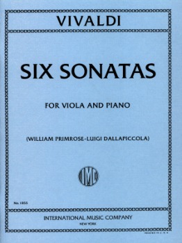 VIVALDI, Antonio (1678-1741) Six Sonatas for Viola and Piano (PRIMROSE-DALLAPICCOLA)