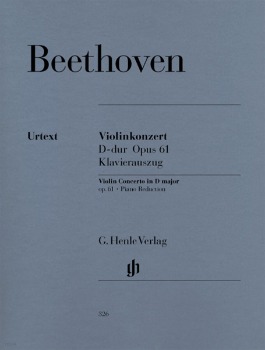 BEETHOVEN, Ludwig van (1770-1827) Concerto in D Major, Op. 61 for Violin and Piano