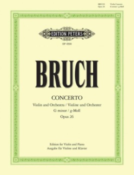 BRUCH, Max (1838-1920) Concerto No.1, Op. 26  for Violin and Piano (MENUHIN)