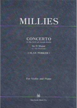 MILLIES, Hans(1883-1957) Concerto in D Major (Haydn Style) for Violin and Piano 밀레스 바이올린 협주곡 라장조 (하이든 스타일)