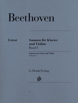 BEETHOVEN, Ludwig van (1770-1827) Ten Sonatas Volume 1, No. 1-5 for Violin and Piano
