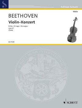 BEETHOVEN, Ludwig van (1770-1827) Concerto in D major, Op. 61 for Violin and Piano (ROSTAL)