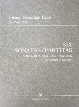 BACH, Johann Sebastian (1685-1750) Six Sonatas &amp; Partitas for Violin Solo (JOACHIM) 바하 바이올린 6개의 무반주 소나타와 파르티타 (요아힘 편)