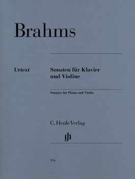 BRAHMS, Johannes (1833-1897) Three Sonatas, Op. 78, 100, 108 for Violin and Piano