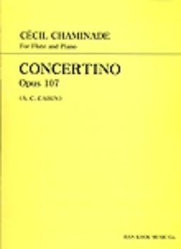 CHAMINADE, Cecile (1857-1944) Concertino Op.107 For Flute and Piano 샤미나데 플루트 소협주곡