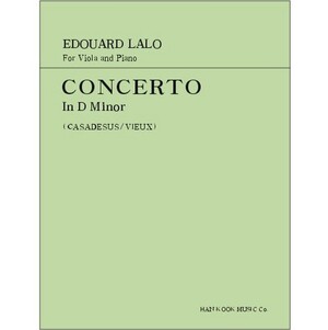 Lalo, Concerto In D Minor (OriginalLy for Cello)  For Viola and Piano 랄로 비올라 협주곡 라단조