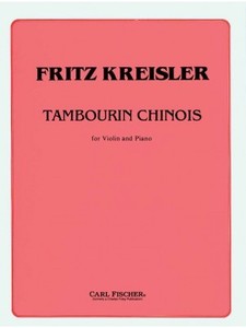 KREISLER, Fritz (1875-1962) Tambourin Chinois for Violin and Piano