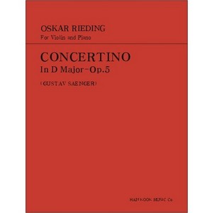 RIEDING, Oskar (1840-1916) Concertino In D Major, Op.5 for Violin and Piano 리딩 바이올린 소협주곡 라장조
