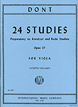 DONT, Jakob (1815-1888) 24 Studies, Op. 37 for Viola