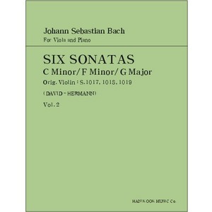 BACH, Johann Sebastian (1685-1750) SIX SONATAS Vol.2  For Viola and Piano, 바하 비올라 6 소나타 2권