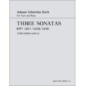 BACH, Johann Sebastian (1685-1750) THREE SONATAS, BWV 1027,1028,1029. For Viola and Piano 바하 비올라 3소나타