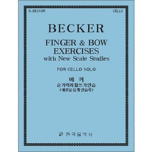 BECKER, Hugo (1863-1941) Finger, Bow Exercises (New Scale Studies) Cello Solo 베커 첼로 손가락, 활쓰기 연습