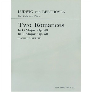 BEETHOVEN, Ludwig van (1770-1827) Two Romances  Op.40 / Op.50  For Viola and Piano 베토벤 비올라 2 로망스