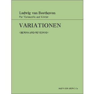 BEETHOVEN, Ludwig van (1770-1827) Variationen For Cello and Piano 베토벤 첼로 변주곡집