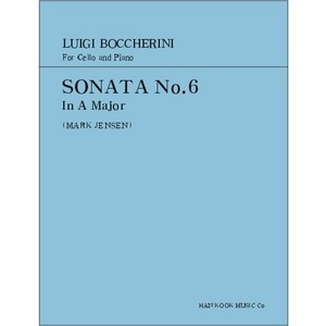 BOCCHERINI, Luigi (1743-1805) Sonata No.6 In A Major For Cello and Piano Edited 보케리니 첼로 소나타 6번