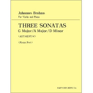 BRAHMS, Johannes (1833-1897) Three Sonatas For Violin and Piano 브람스 3개의 바이올린 소나타