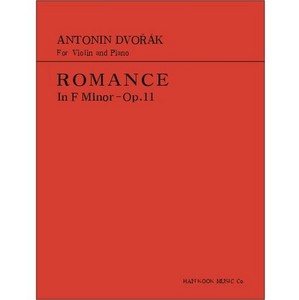 DVORAK, Antonin (1841-1904) Romance In F Minor, Op.11 For Violin and Piano 드보르작 바이올린 로망스