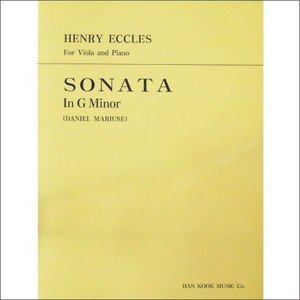ECCLES, Henry (1652-1742) Sonata In G minor For Viola and Piano 에클레스 비올라 소나타