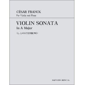 FRANCK, César (1822-1890) Sonata In A Major for Violin and Piano 프랑크 바이올린 소나타