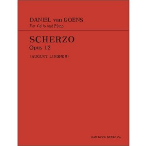 VAN GOENS, Daniel (1858-1904) Scherzo  Op.12 For Cello and Piano 반 괸스 스케르쪼
