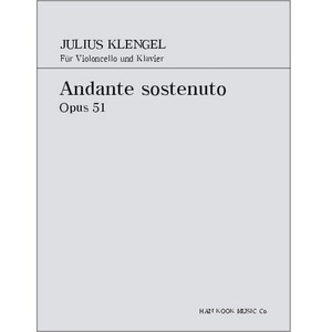 KLENGEL, Julius (1859-1933) Andante sostenuto, Op.51, For Cello and Piano 클렝겔 첼로 안단테 소스테누토