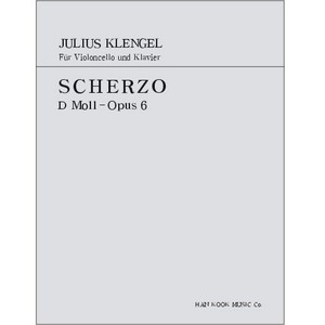 KLENGEL, Julius (1859-1933) Scherzo  D-moll Op.6, For Cello and Piano 클렝겔 첼로 스케르쪼