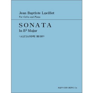 LOEILLET, Jean Baptiste (1680-1730) SONATA In B flat Major For Cello and Piano  루이에 첼로 소나타 내림나장조
