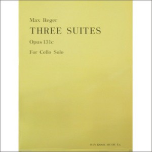 REGER, Max (1873-1916) Three Suites Op.131c Cello Solo 레거 첼로 3개의 모음곡