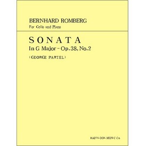 ROMBERG, Bernhard (1767-1841) Sonata In G Major Op.38, No.2 for Cello and Piano 롬베르그 첼로 소나타 38-2