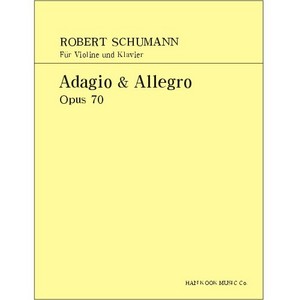 SCHUMANN, Robert (1810-1856) ADAGIO &amp; ALLEGRO Op.70 For Violin and Piano 슈만 바이올린 아다지오와 알레그로