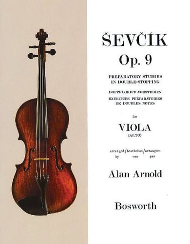 SEVCIK, Otakar(1852-1934) Viola Studies Op.9 : Preparatory Studies In Double-Stopping