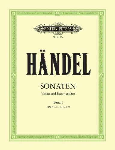 HANDEL, George Frideric (1685-1759) Sonatas Vol.1 Op.1, No.3, 10, 12 for Violin and Piano (DAVISON/RAMIN)