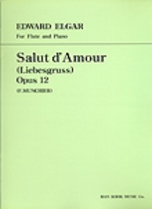 ELGAR, Edward (1857-1934) Salut d&#039;Amour (Liebesgruss)  For Flute and Piano 엘가 플루트 사랑의 인사