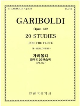 GARIBOLDI, Giuseppe (1833-1905) 20 Studies Op.132 Flute Solo 가리볼디 플루트 20 연습 Op.132