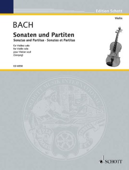 BACH, Johann Sebastian (1685-1750) Six Sonatas and Partitas S.1001-1006 for Violin Solo (SZERYNG)