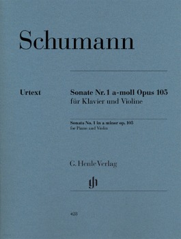 SCHUMANN, Robert (1810-1856) Sonata in A minor, Op.105 for Violin and PIano