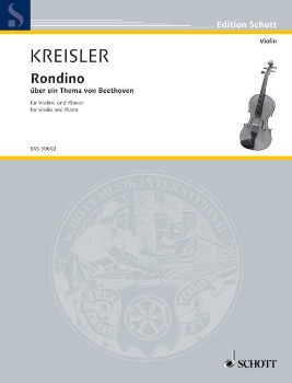 KREISLER, Fritz (1875-1962) Rondino on a Theme of Beethoven for Violin and Piano