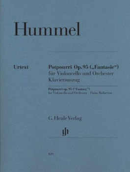 HUMMEL, Johann Nepomuk(1778-1837) Potpourri &#039; Fantasy &#039; Op. 94 for Viola and Piano